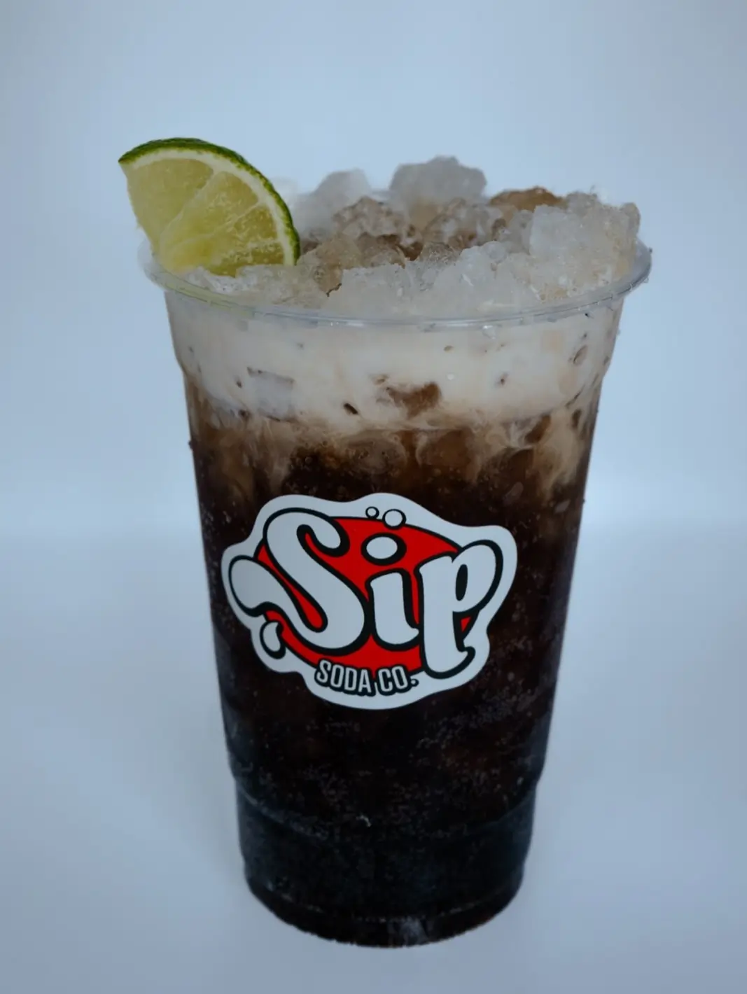 custom dirty soda drinks with syrups and cream served at a modern soda café counter