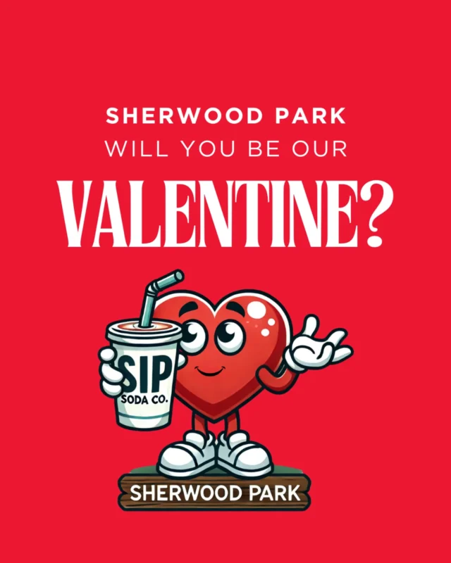 Sherwood Park… Will You Be Our Valentine? 🥤💌💘

Sip Soda Co. is spreading the love with something BIG, Sherwood Park, you’re about to get the first-ever Dirty Soda spot in YEG! 

Location? Locked in. Opening day? Stay tuned. 👀

P.S. Big congrats to our $50 Sip Soda gift card giveaway winners, check our story to see if you’re one of the lucky sippers! 

Tag your Sip crew and get ready, Sherwood Park. The countdown is ON. 

#SipSherwoodPark #DirtySodaYEG #GetSippin #FirstOfItsKind