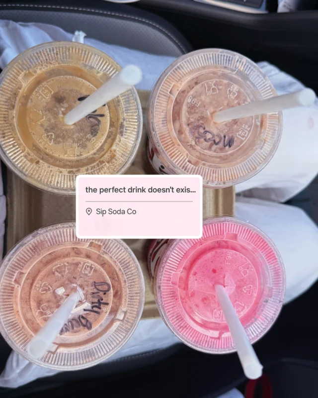 The perfect drink doesn’t exis—
Actually, it does. And it’s from Sip Soda Co. 💅🧋 #sipthat