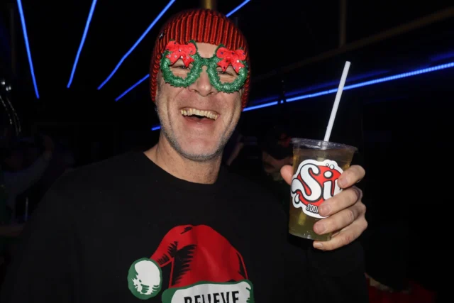 Some pictures from a holiday party bus powered by Sip 🫧